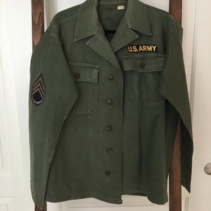 U.S. Army Jacket Button Up Vintage